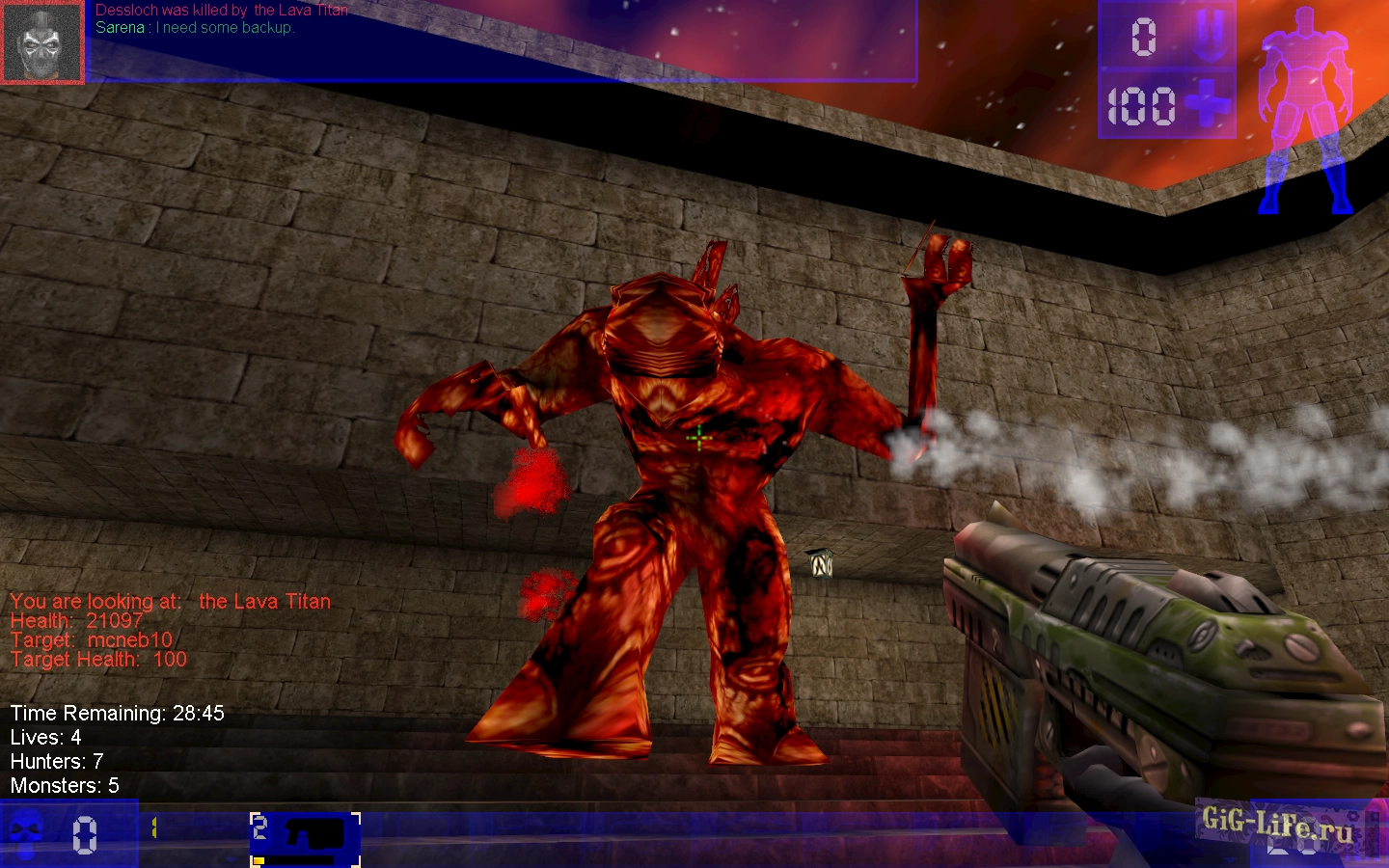 Unreal Tournament — Информация о состоянии монстра | MonsterHealthDisplay