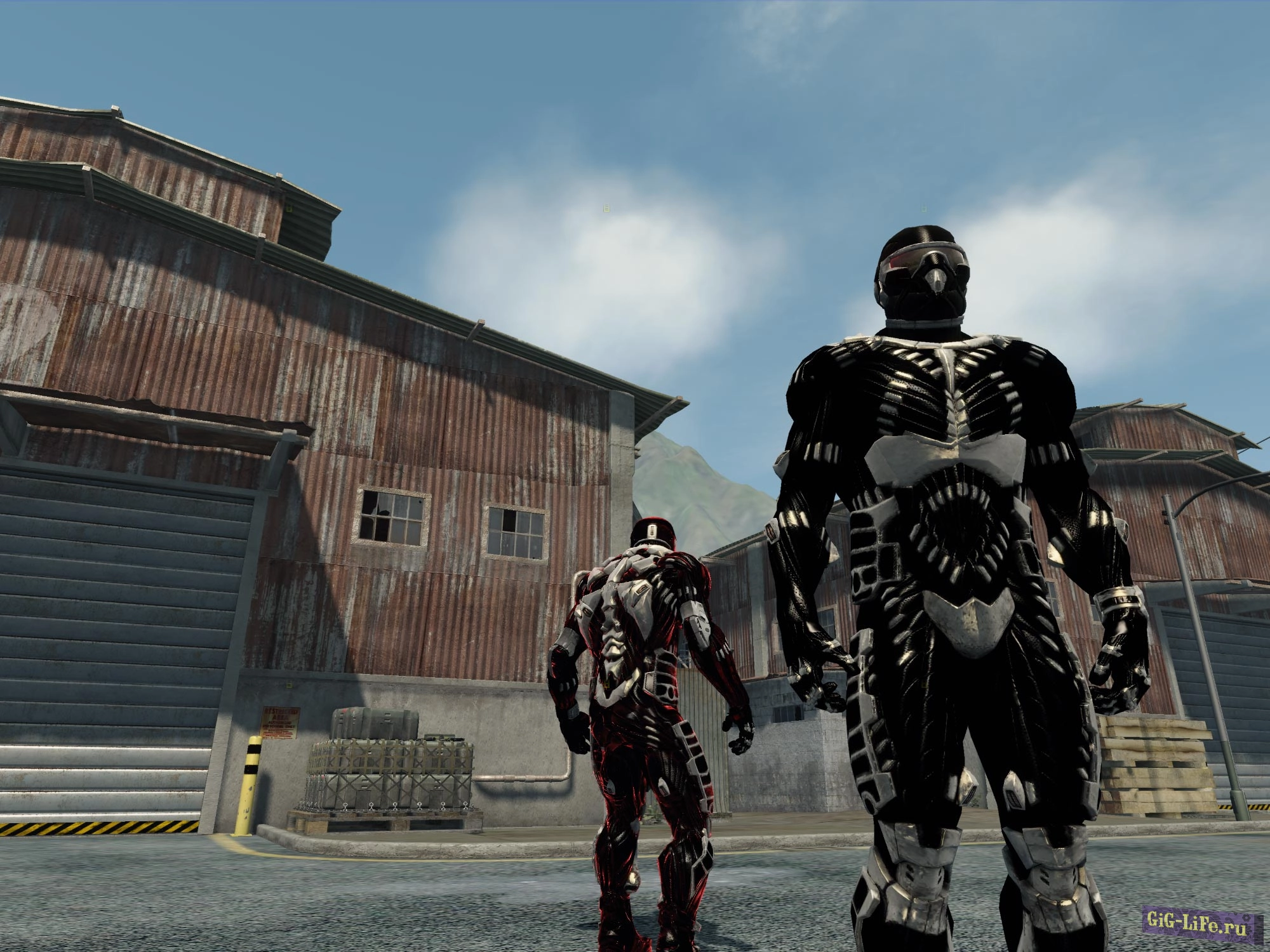 Crysis — Черно-белый нанокостюм | Black & White Nanosuit