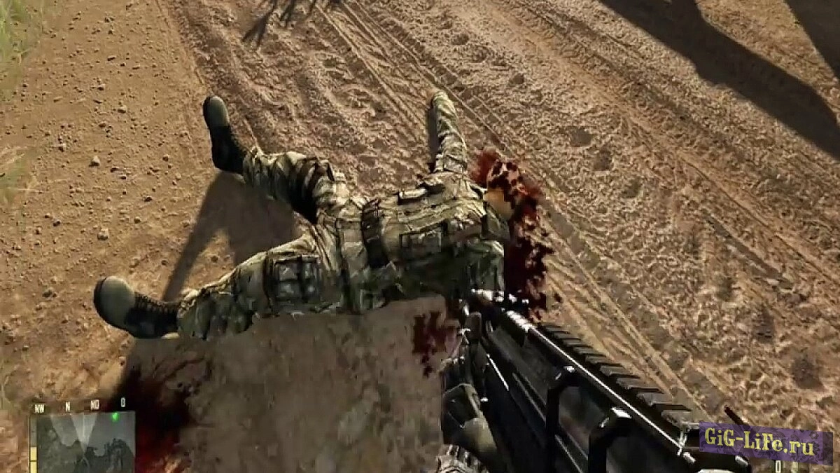Crysis — Кровь и раны на трупах | Blood and wounds on corpses