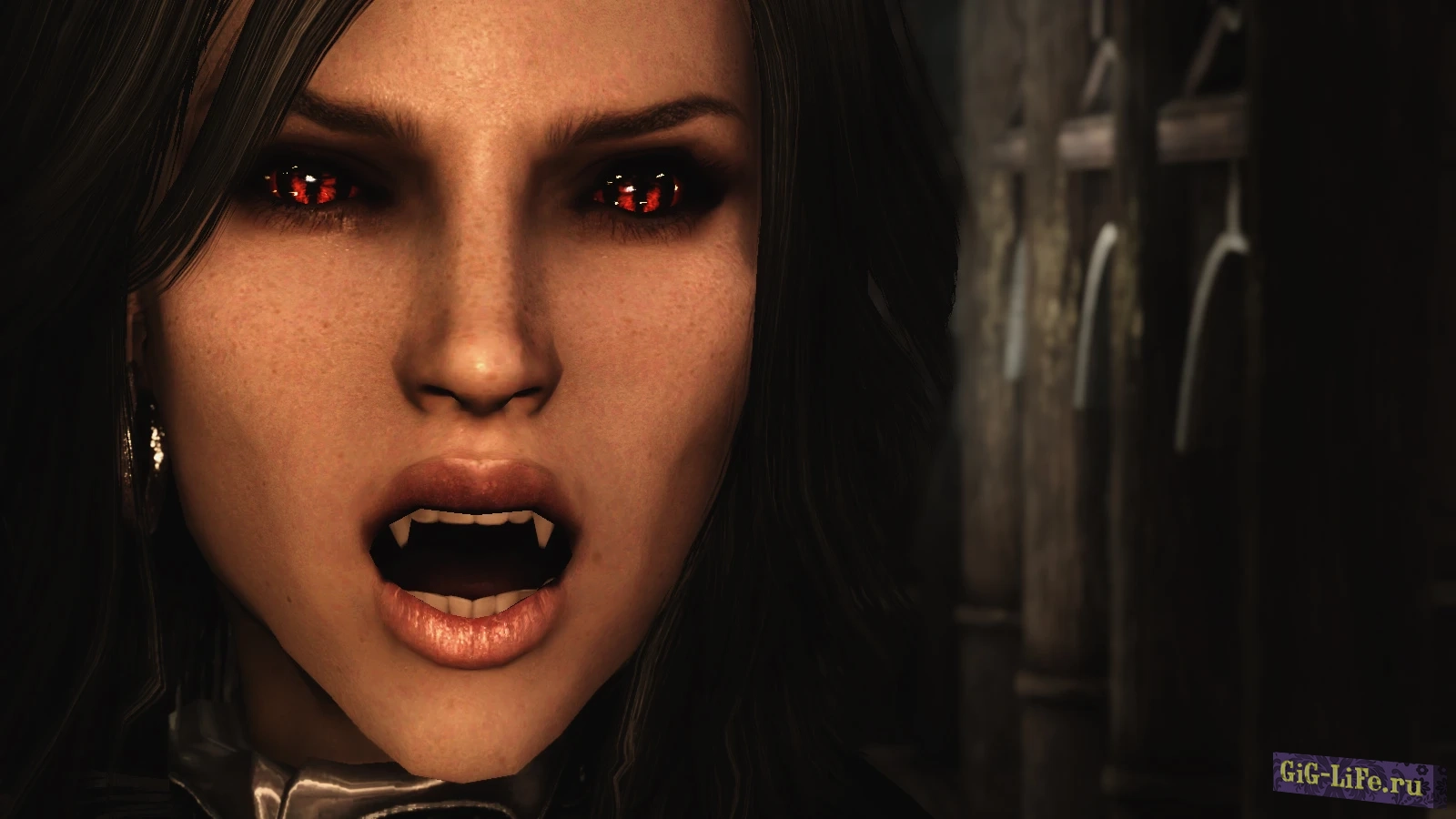 Skyrim — Клыки и глаза вампира | Better Vampire Fangs and Eyes