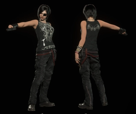 наряд в окне просмотра моделей