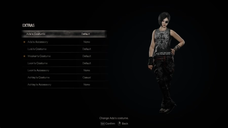 Изменение пользовательского интерфейса в меню "Дополнительно"