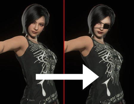 Дополнение для макияжа + повязка на глаз