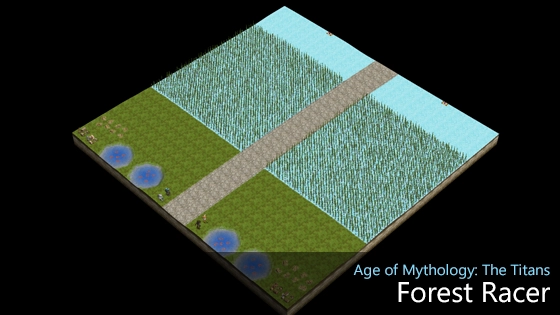 Age of Mythology: The Titans — Карта Forest Racer