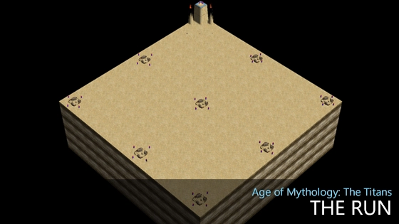 Age of Mythology: The Titans — Карта Кошки-Мышки №3 | THE RUN
