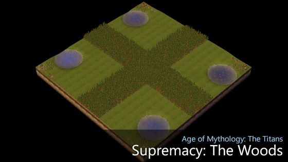 Age of Mythology: The Titans — Карта The Woods
