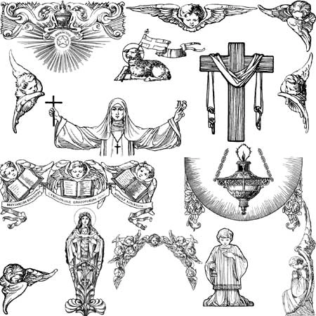 Кисть для фотошопа — Святая Ангельская земля | Holy and Angelic