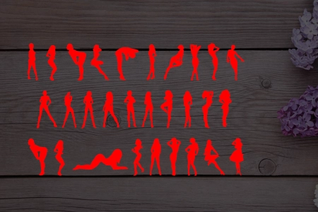 Шрифт — Darrians Sexy Silouettes 3