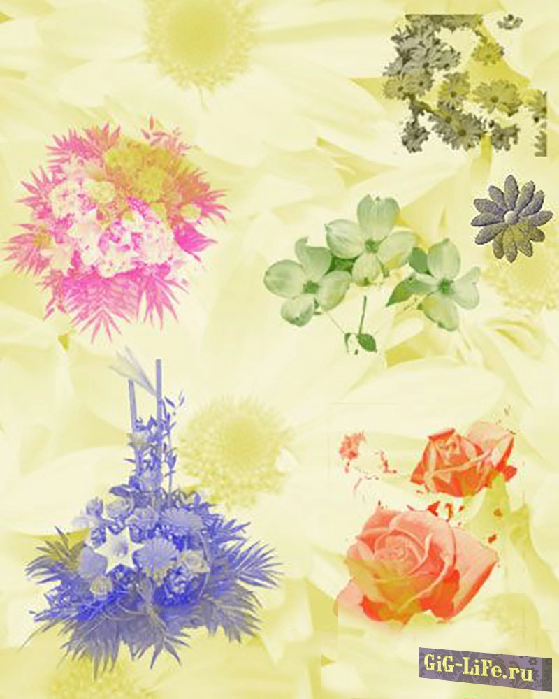 Кисть для фотошопа - Цифровые букеты | Digital bouquets