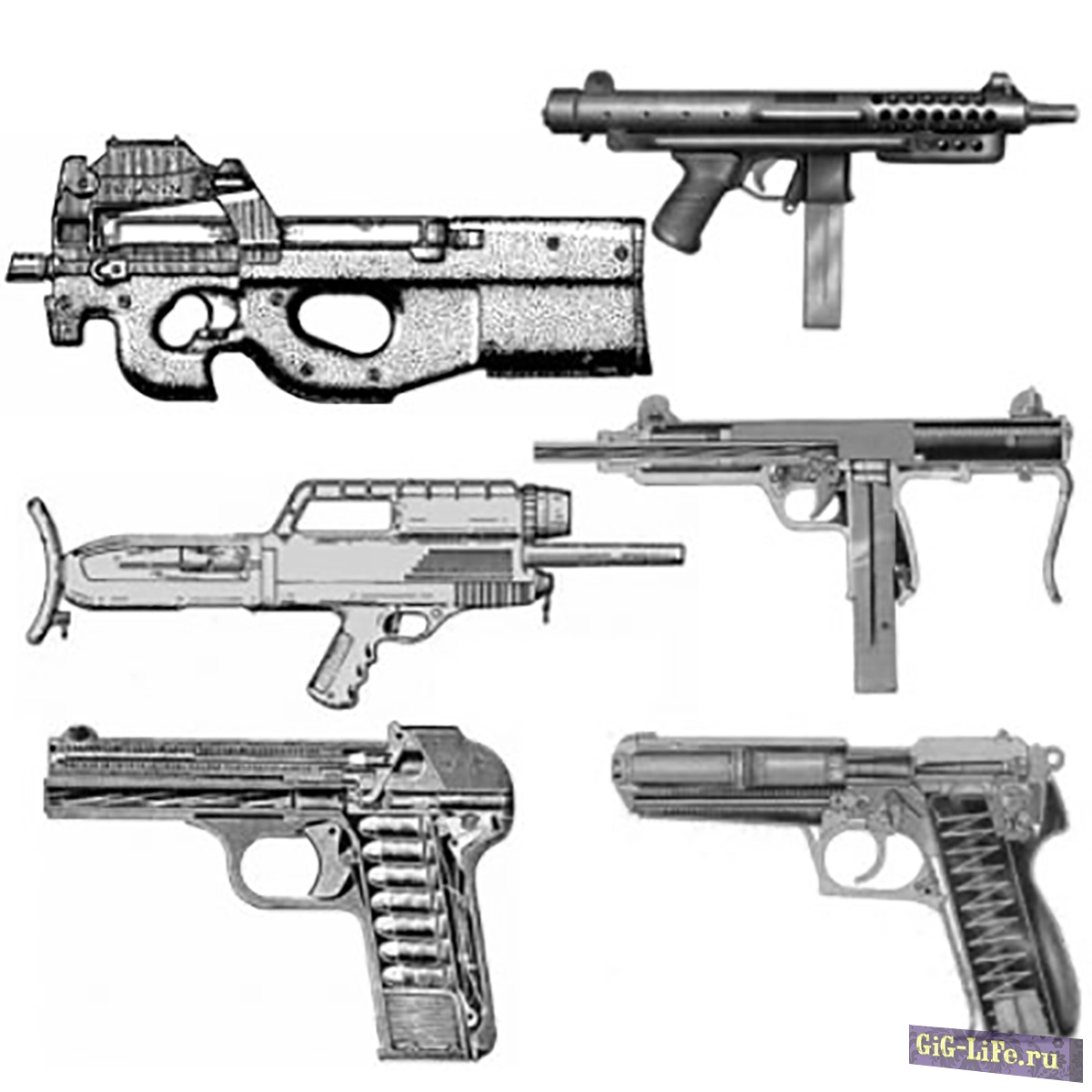 Кисть для фотошопа - Огнестрельное оружие | Firearms