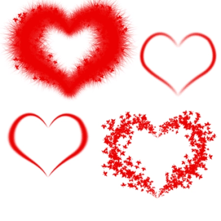 Кисть для Фотошопа - Сердца | Hearts