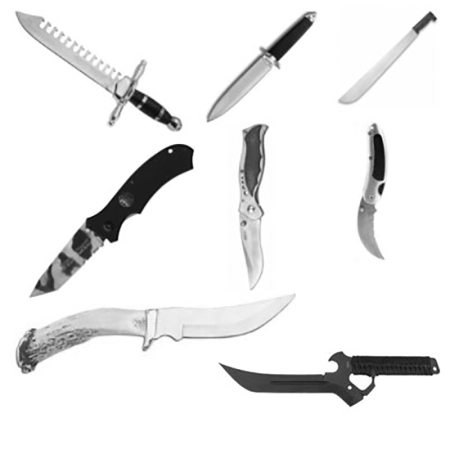 Кисть для фотошопа - Ножи | Knives