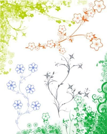 Кисть для фотошопа - Цветы сакуры | Sakura Flowers