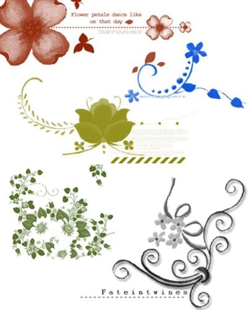 Кисть для фотошопа - Весенние цветы | Spring Flowers