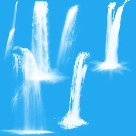 Кисть для фотошопа - Водопады | Waterfalls