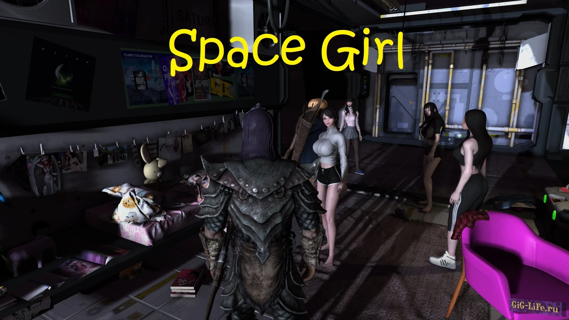 Skyrim — Песчаные черви из Дюны (Космическая девушка) | New Sandworms for Dune (Space Girl)