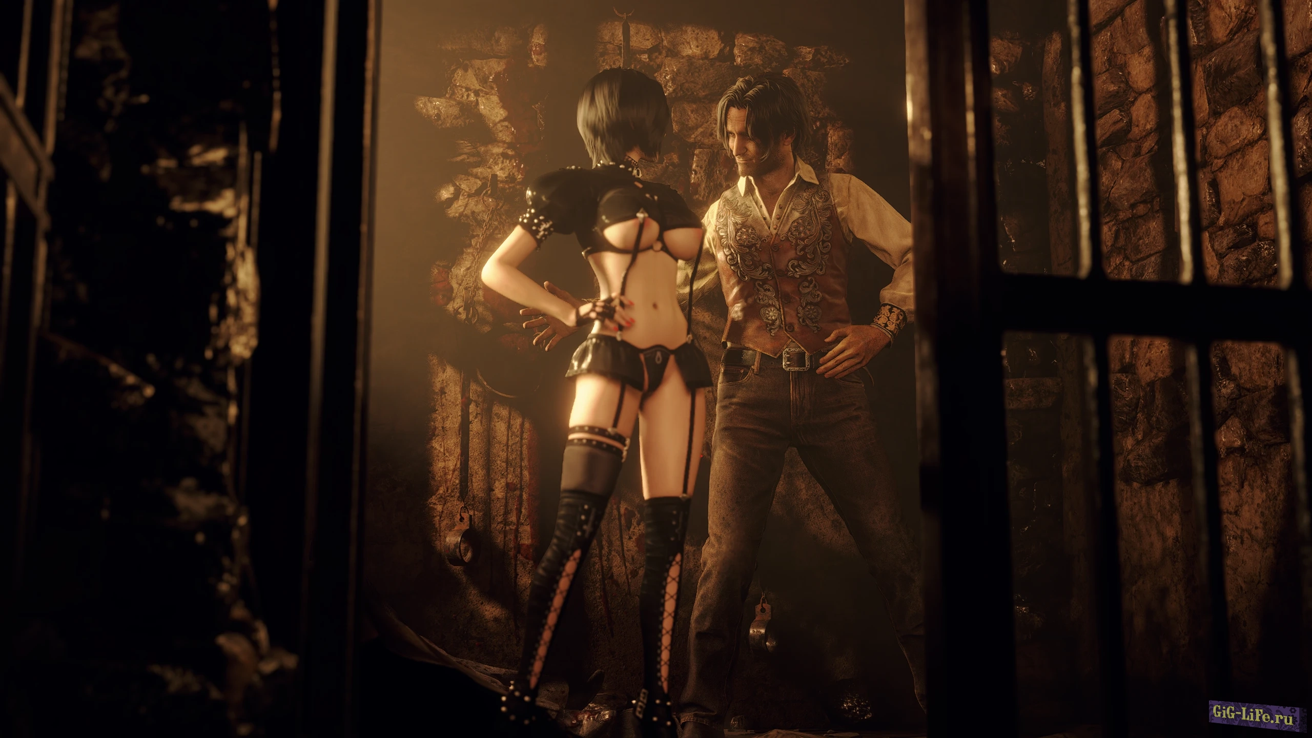 Resident Evil 4 Remake — Сексуальное чёрное бельё для Ады Вонг | AW RE Shadowswift