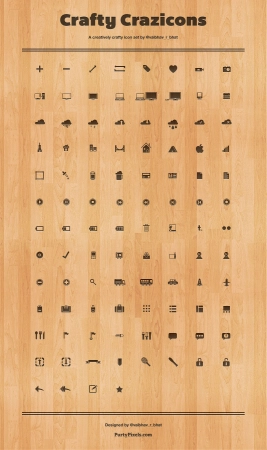 Набор из 100 иконок в формате PSD | A set of 100 icons in PSD format