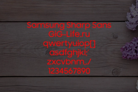 Samsung Sharp Sans medium