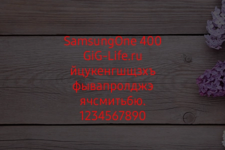 samsungone 400 rus